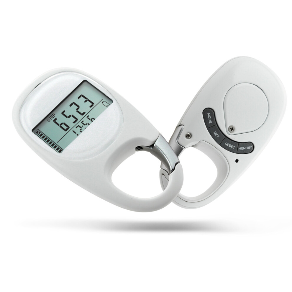 Portable  Multi-Functional Pedometer: Tracks Steps Distance & Calories Burned