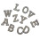 Patchs en lettres - 26 pièces - motif clair - couture DIY 4