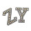 Patchs en lettres - 26 pièces - motif clair - couture DIY 7