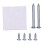 2.2 Meter Wall Mounted Height Ruler with Wall Plate ABS Compact Measuring Tool 12