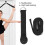 Black Multi-Use Door Stretch Strap for Ballet Gymnastics Dance Practice 5