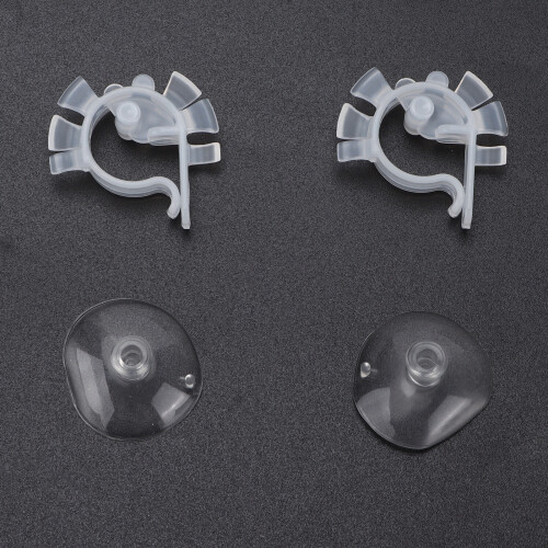 Clip per tubi aria e acqua, plastica, acquario 8 mm/0,3 in 2