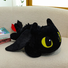 (Black ,40cm)Hoe je je Draak Tandenloos knuffelpop knuffeldier decoratie cadeau voor kinderen kunt trainen