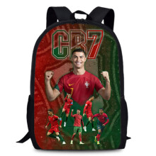 (Style 2)Cristiano Ronaldo 15in Oxford Backpack Large Capacity School Bag Sports Travel