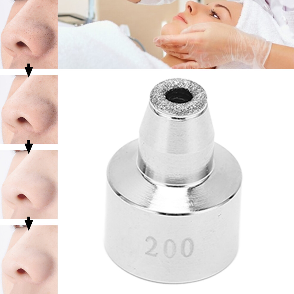 Stainless Steel 200# Dermabrasion Tip for Blackhead Removal Face Machine