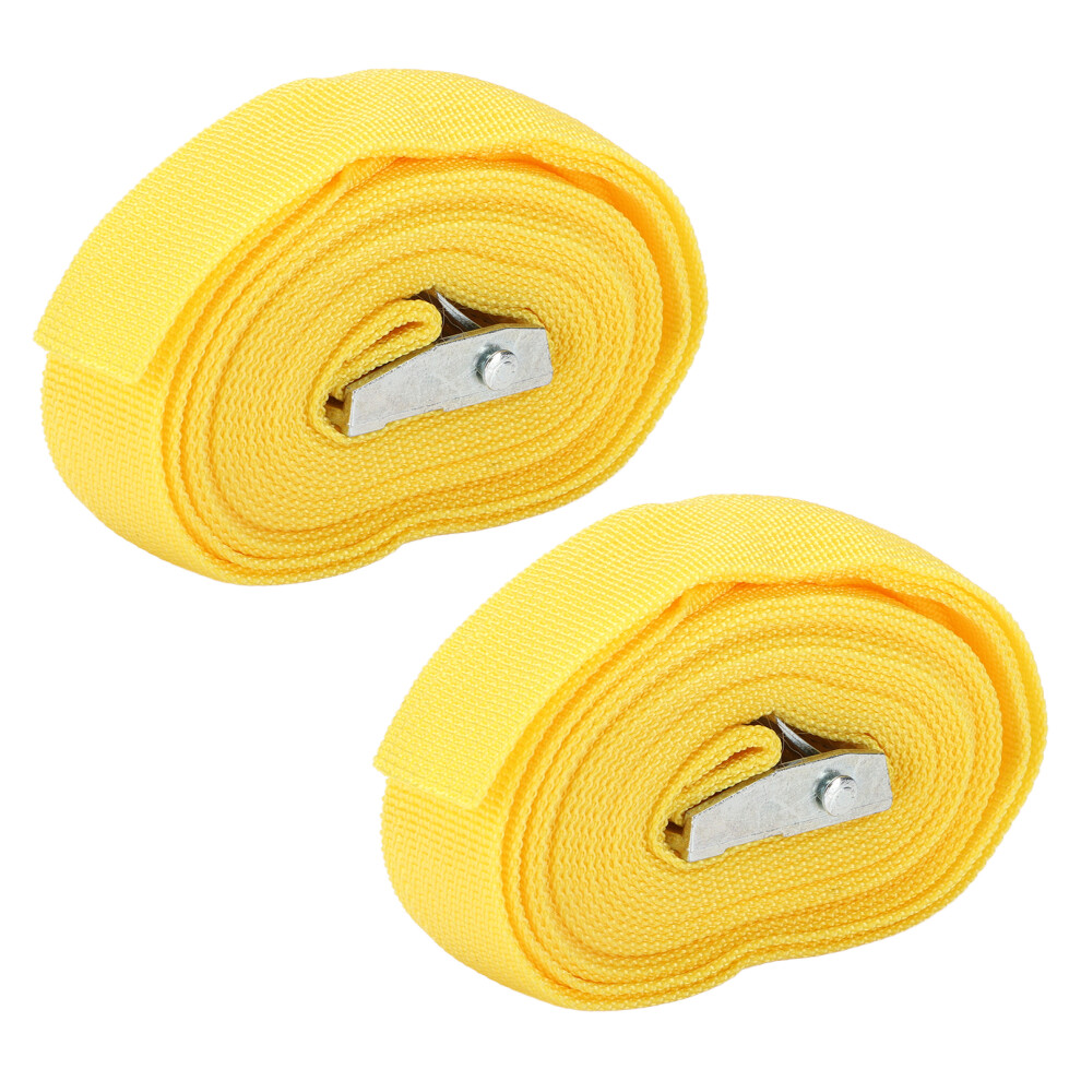 25Mm Yellow Tie Down Strap With Zinc Alloy Buckle, 3M Cargo Tie Down 8151358145614