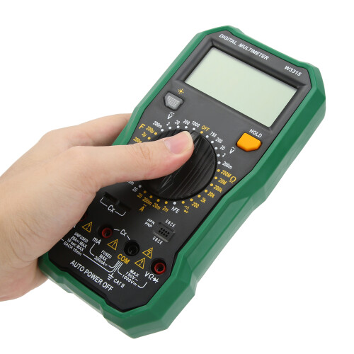 W3315 Digital Multimeter LED Tester, Green/Black, 3 1/2 Digit 2
