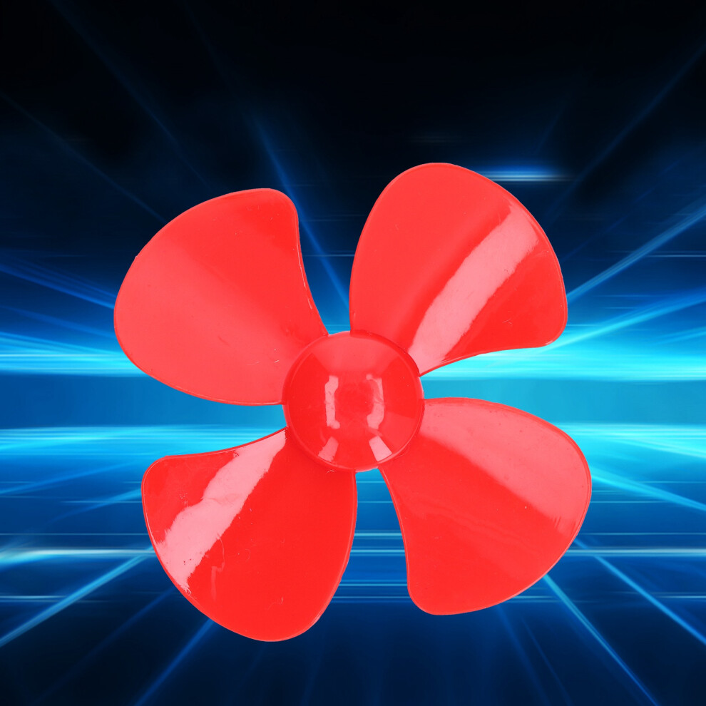 Boat Propellers 10Pcs 60Mm 4 Blades Plastic For Rc Boats With 2Mm Hole Red 4601358147179