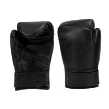 Erwachsenen-Boxhandschuhe 10 oz Unisex PU-Leder Schwarz 25x15cm