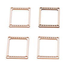 4pcs Wooden Mini Weaving Looms Kit for DIY Craft, 5.5 x 4cm