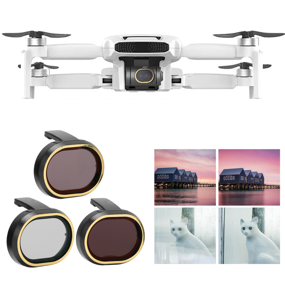 3Pcs Drone Lens Filter Set Cpl/Nd8/Nd16 For Fimi X8 Mini Camera 4681358148888