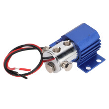 Universal 12-24V Electric Front Brake Line Lock Kit for Drag Racing Blue