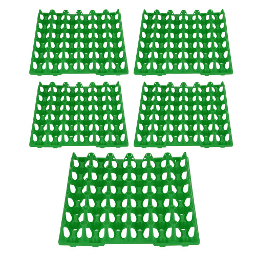 Green Plastic Egg Flats 30 Cell Egg Crate for Storage Transportation & Farm Use 1