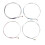 4 pezzi corde per violoncello Argento Rame Nichel Zinco 4/4 10