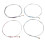 4 pezzi corde per violoncello Argento Rame Nichel Zinco 4/4 7