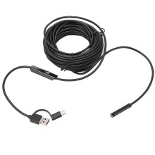 AN100-7 7,0 mm IP67 HD Flexibles Schlangen-Kamera mit 6 LEDs für Android & Windows