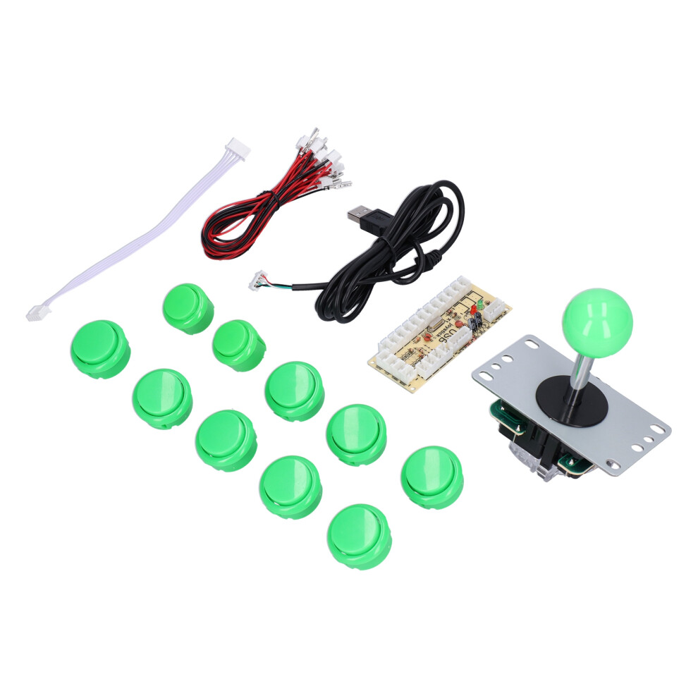 Qm070901 Arcade Game Diy Joystick Kit With 10 Buttons & Encoder Board 5091358155271