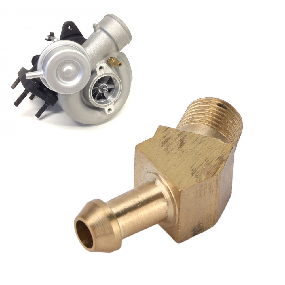 Turbocharger 45 Brass Hose Barbed Fitting 1/8In 27 Npt For T Series 3351358156602