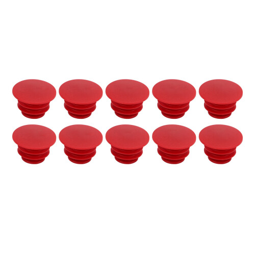 10 pièces bouchon de guidon pour VTT, rouge, 27 mm 1
