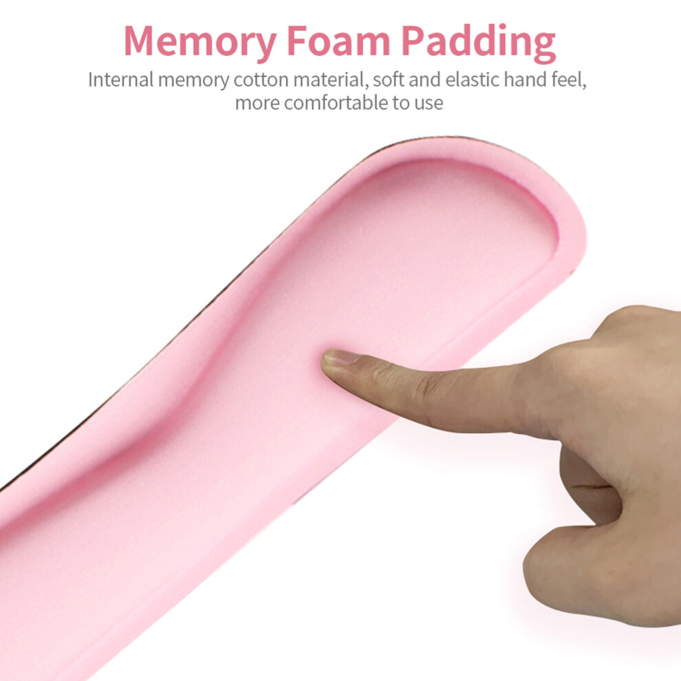 Ergonomic Memory Foam Keyboard And Mouse Rest Set Â Breathable Fabric, Anti-Slip Base, Green 3101358158416