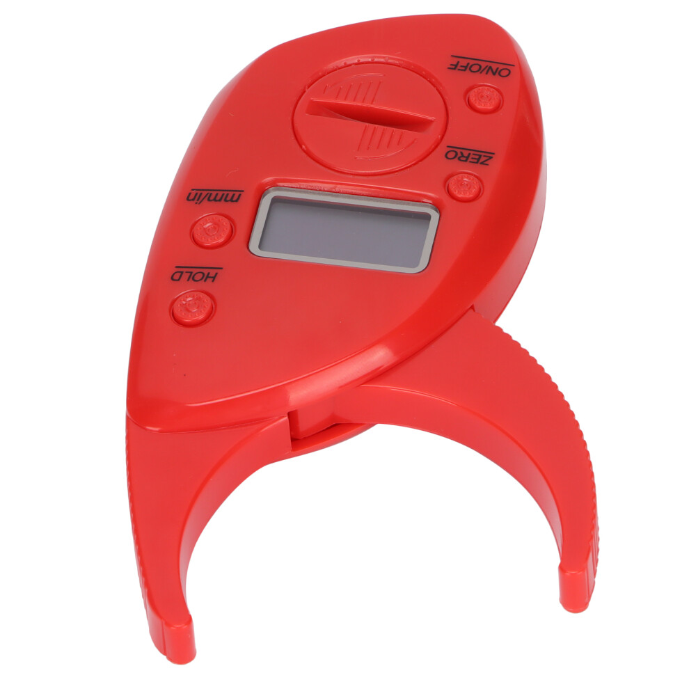 Fat Caliper Tester: Electronic Calipers & Measuring Tape for BMI - Red