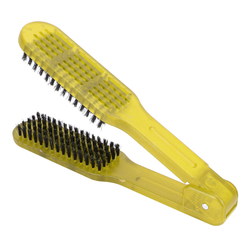 Anti-Static Dual Bristle Hair Brush with Heat-Resistant Design