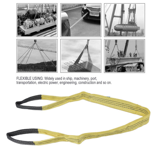 Heavy Duty 3T PES Webbing - 6m Long Lifting Sling for Versatile Use 2