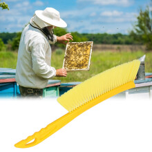Beehive Cleaning Made Easy with Single Row Plastic Handle Beekeeping Brush