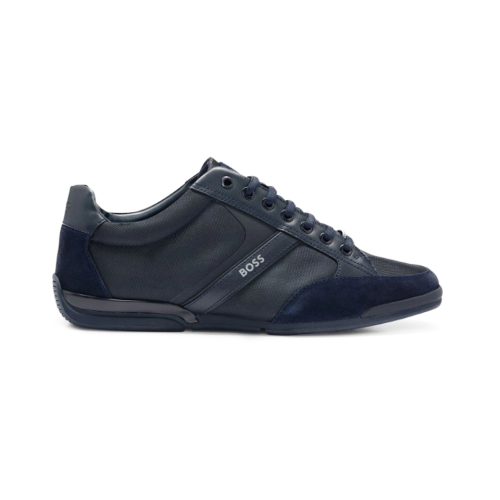 Hugo Boss Boss Saturn Lowp mx A_N Trainers Dark Blue UK 8
