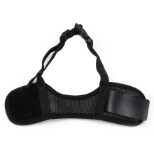 Black Dog Muzzle Large Adjustable & Easy to Clean Anti Bite & Eating L