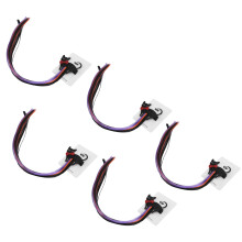 5pcs Colorful Felt & Alloy Halloween Floating Hairpins for Girls & Women