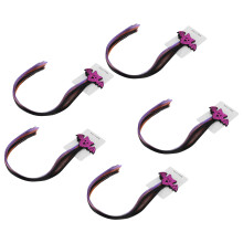 5 pezzi di fermagli per capelli di Halloween a forma di pipistrello viola, taglia unica