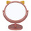 Exquisite Pink Adjustable Mirror - Clear Compact Flexible Small for Home Use 16