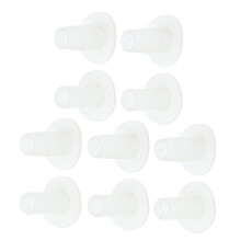 10pcs Soft Silicone Calf Milk Nipple 6.2x6cm Livestock Feeding Accessory