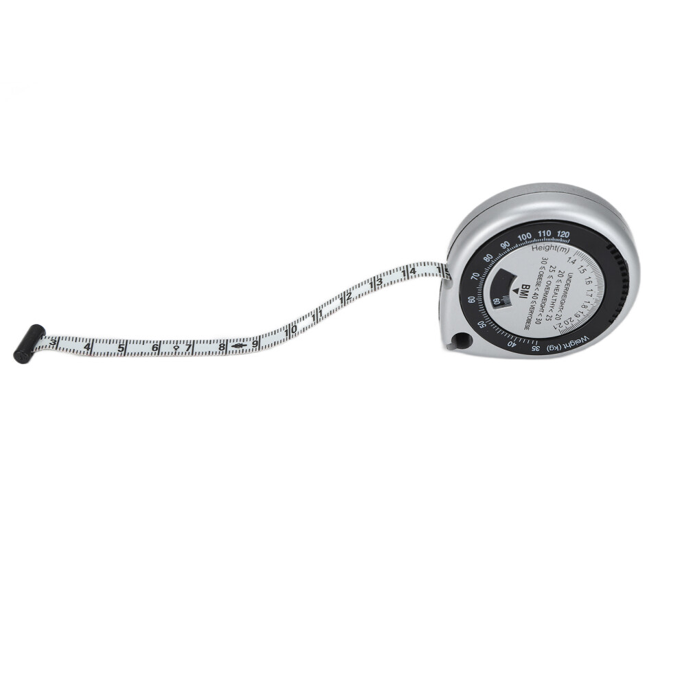 Waist and Body Fat Measure Tape with Double Scale Retractable for Weight Loss