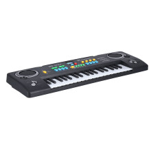 Kinder Elektrisches Klavier 37 Tasten Tragbares Multifunktionskeyboard, 54x17x6cm