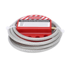 Stainless Steel Cable Lock: 1.8m Length & -57 to 177 Temp Tolerance