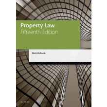 Property Law by Richards Mark Solicitor Visiting Lecturer in Law Solic