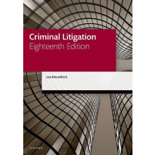 Criminal Litigation by Mountford Lisa Solicitor and Senior Lecturer Ke