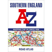 Southern England AZ Road Atlas by AZ Maps Paperback Book
