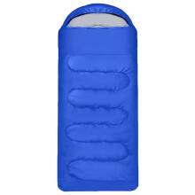 (Royal Blue, 75 X 180cm) Lightweight Hooded Camping Sleeping Bag 3-4 Season, Windproof & Quick Warmth Soft 170T Polyester Lining