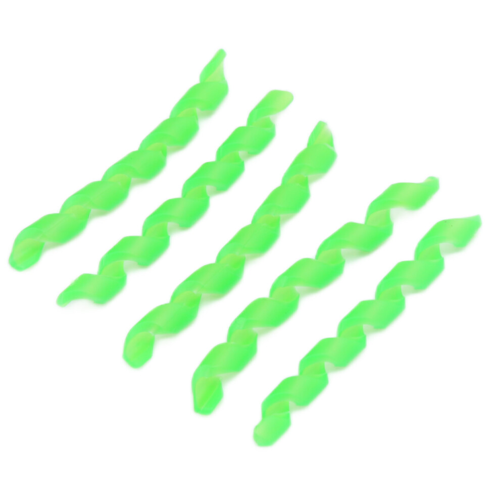5 Pack Tpr Spiral Bicycle Cable Sleeve, 60Mm Anti Friction Green 3181358167939