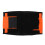 Adjustable Breathable Back Support Belt Lumbar Brace M Size Orange 2