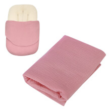 Lightweight and Portable Newborn Lounger Cover Dark Peachy Beige Design