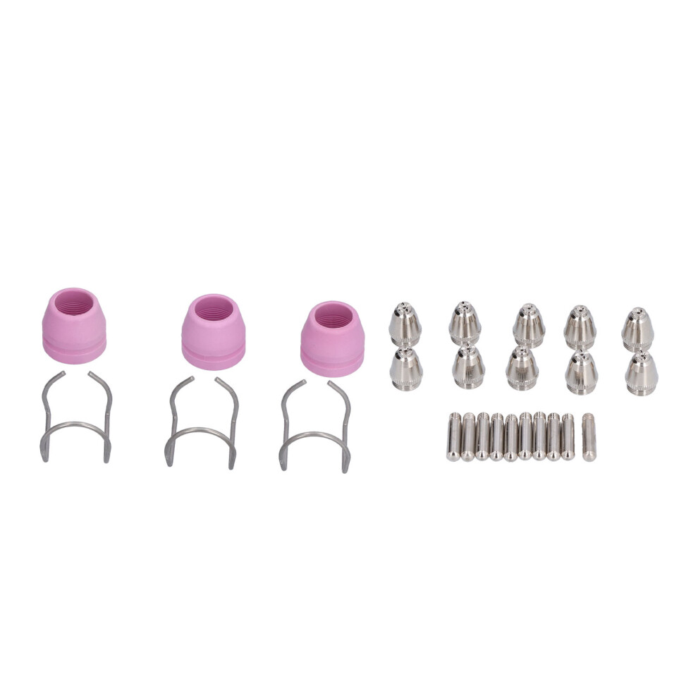 26Pcs Plasma Cutting Torch Consumables Kit For Ag60 Sg55 Nozzle Ï1.3 4941358172437