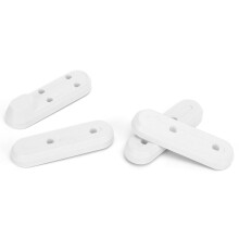 Elektroroller Radnabenabdeckung mit reflektierenden Aufklebern, Weiß, für Xiaomi M365/M365PRO