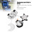 Giocattolo a spirale per culla n. 2, nero/bianco, cotone+ABS, 1M+ 6