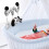 Giocattolo a spirale per culla n. 2, nero/bianco, cotone+ABS, 1M+ 3