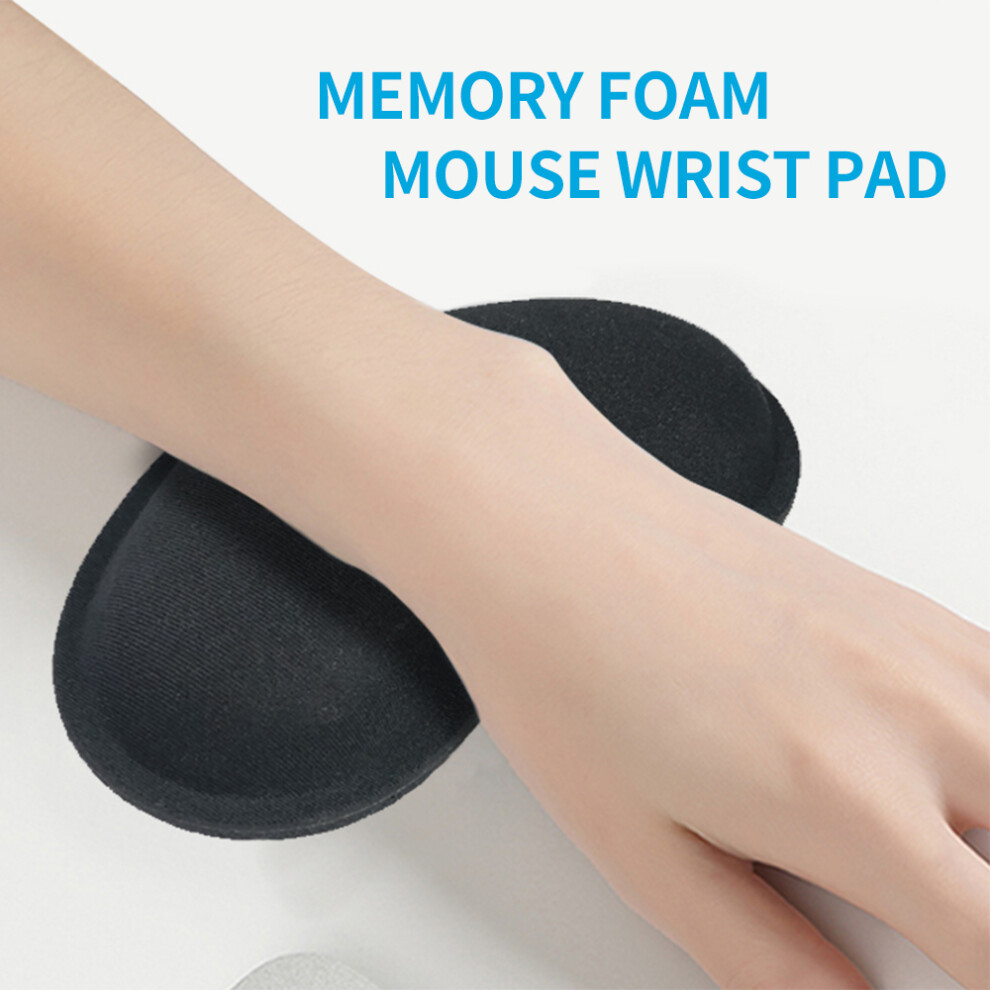 Ergonomic Mouse Wrist Rest Â Memory Foam, Anti-Slip, Portable Pink 9311358173362