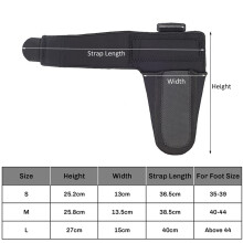 Verstellbarer Neopren-Nachtschiene gegen Plantarfasziitis & Fußschmerzen, S/M/L